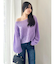 モヘアライクルーズニット