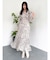 【WEB限定カラーあり】ダブルフリルフラワープリーツワンピース