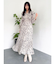 【WEB限定カラーあり】ダブルフリルフラワープリーツワンピース