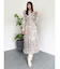【WEB限定カラーあり】ダブルフリルフラワープリーツワンピース