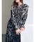 【WEB限定カラーあり】ダブルフリルフラワープリーツワンピース