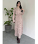 【WEB限定カラーあり】ダブルフリルフラワープリーツワンピース