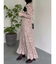 【WEB限定カラーあり】ダブルフリルフラワープリーツワンピース