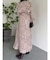【WEB限定カラーあり】ダブルフリルフラワープリーツワンピース