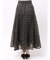 モチーフボリュームフレアスカート
