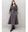 2WAYカラーウールライクトレンチコート
