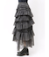 ランダムティアードチュールスカート