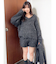 カールニットショートパンツ