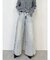 スイッチングワイドデニムパンツ