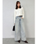 スイッチングワイドデニムパンツ