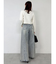 スイッチングワイドデニムパンツ