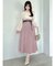 【WEB限定カラーあり】サイドタックベルトフレアスカート