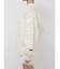 リップルカールニットフーディ