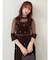 【藤井サチコラボ】パールビジューベロアナロードレス