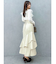 バックレースアップアシメマーメイドスカート