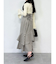 バックレースアップアシメマーメイドスカート