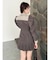 スソプリーツジャケットミニワンピース