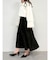 フサフサジャカードフレアスカート