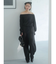 【吉田朱里】タックスリーブオフショルスウェット ※BLACK WEB限定カラー