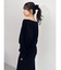 【吉田朱里】タックスリーブオフショルスウェット ※BLACK WEB限定カラー