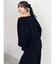 【吉田朱里】タックスリーブオフショルスウェット ※BLACK WEB限定カラー