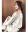 【吉田朱里】タックスリーブオフショルスウェット ※BLACK WEB限定カラー