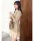 【POLO BCSコラボ】シャツレイヤードニットミニワンピース ※BEIGE WEB限定カラー