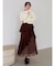 【追加生産分/新色追加】アシメプリーツマーメイドスカート