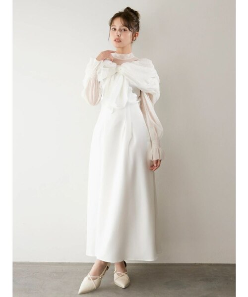 追加生産分】ビッグリボンドレス｜ダズリンの通販｜&mall（アンド