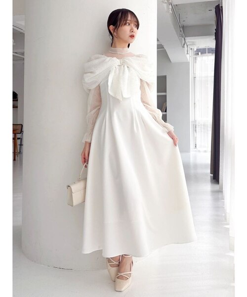 追加生産分】ビッグリボンドレス｜ダズリンの通販｜&mall（アンド