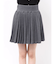 ニットプリーツミニスカート