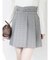 Vカットミニプリーツスカート