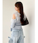 シアーラッフルカットトップス