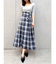 サイドプリーツトレンチコルセットスカート