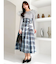 サイドプリーツトレンチコルセットスカート