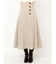 サイドプリーツトレンチコルセットスカート