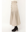サイドプリーツトレンチコルセットスカート