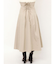 サイドプリーツトレンチコルセットスカート