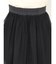 サテンパイピングシアーアシメティアードチュールスカート