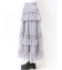 【WEB限定】チュールフリルティアードスカート