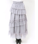 【WEB限定】チュールフリルティアードスカート