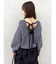 バックリボンリラクシーニット