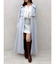 バックプリーツトレンチコート