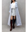 バックプリーツトレンチコート