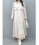 バックプリーツトレンチコート