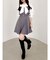 2WAYボウタイレイヤードミニワンピース