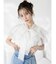 【WEB限定】ラッフルフリルリボンブラウス