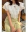 【WEB限定】ラッフルフリルリボンブラウス