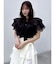 【WEB限定】ラッフルフリルリボンブラウス