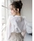【WEB限定】フリルプチハイタックブラウス